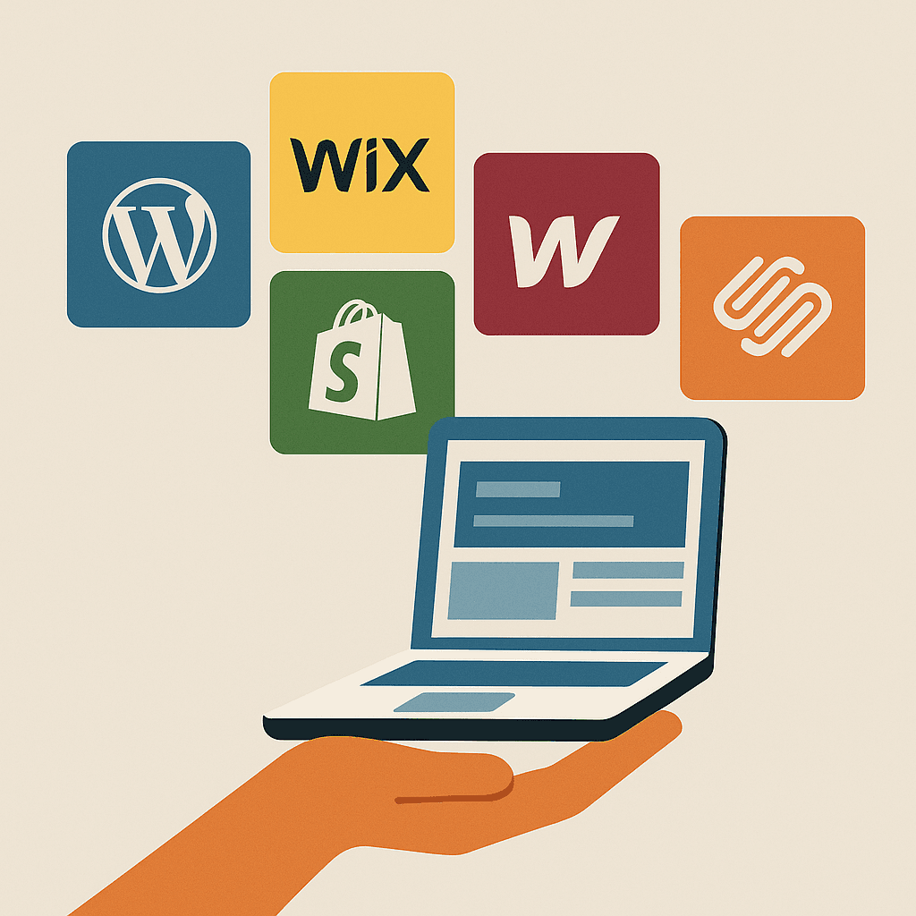 Cu ce îți construiești site-ul 5 platforme populare explicate simplu